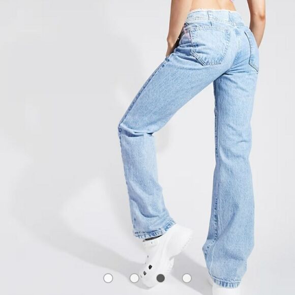 ASOS Raw Edge Low Rise Jeans Sz 28 - Picture 4 of 10